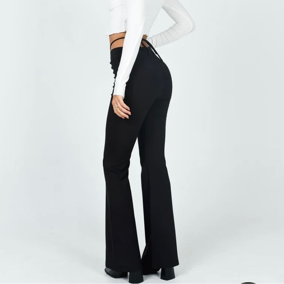 PRINCESS POLLY LOVEY BLACK PANTS NWT SIZE 6 - Picture 3 of 7